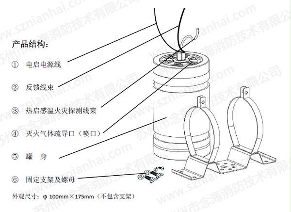 小型气溶胶灭火装置