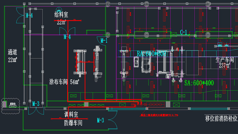 涂布机气体自动灭火系统